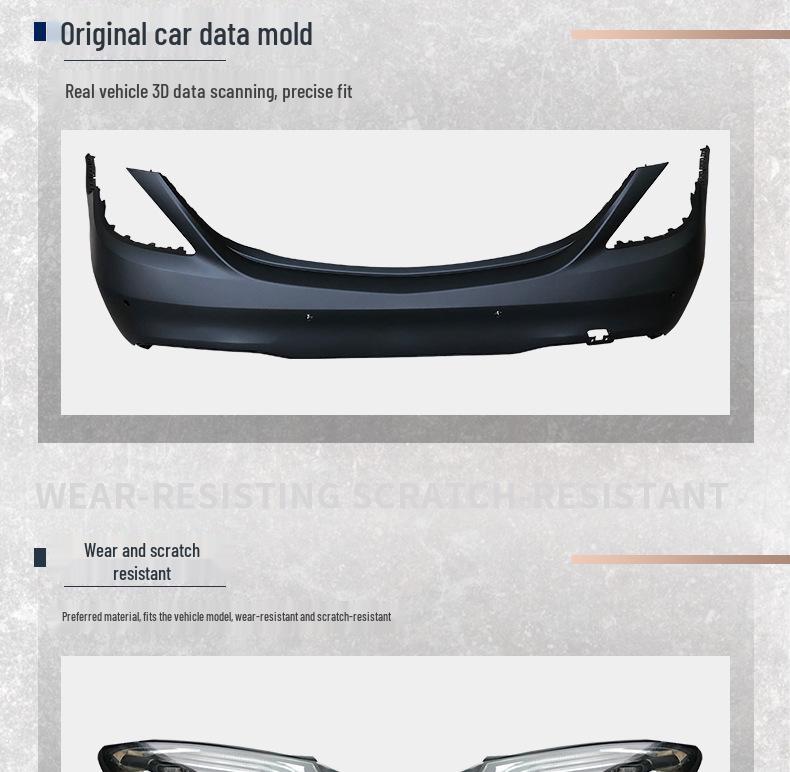 Lei Shuo ABS+PP Body Kit for Mercedes-Benz S-Class W222 S65 AMG Upgrade