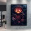 Алмазная картина Хэллоуин Страшная голова тыквы Человек Алмазная мозаика Ремесло Алмазная вышивка Картина