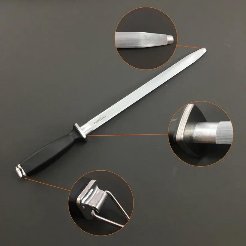 TAIDEA 12-дюймовый мусат керамический для заточки ножей Профессиональные кухонные ножи Углеродистая сталь Заточка заточной сталью