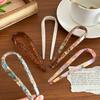 Geometric Acetate Hairpin Headwear Chinese Style Hair Fork Creative U-shaped Hair Stick  Daily