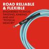 Fender Professional Series Tweed Instrument Cable 18 Feet Daphne Blue 0990815204 Straight/Straight