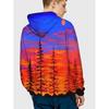 3D Printed Men's Hoodie Deer Pattern Trendy Sportswear Pullovers Long Sleeves Autumn Winter Sweatshirt