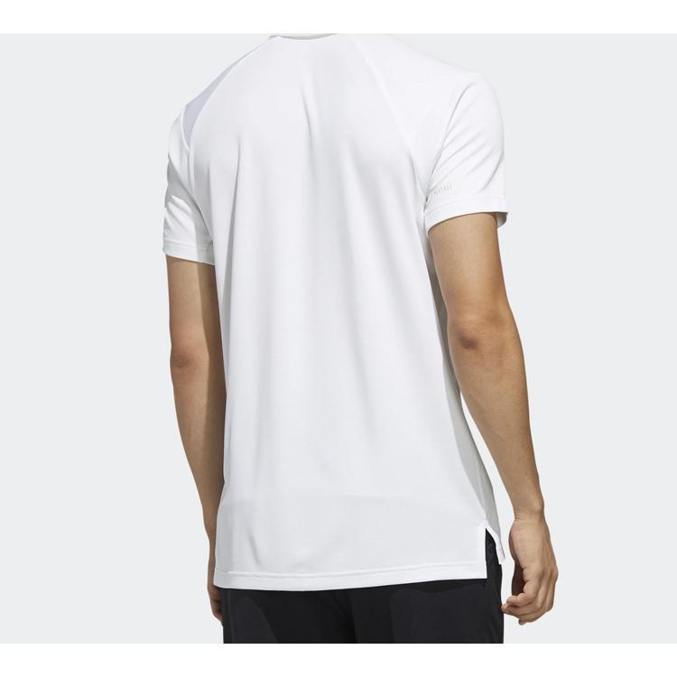 Adidas Originals HEAT.RDY Polo Shirts Men's White Polo Collar Moderate Straight Fit FK1417