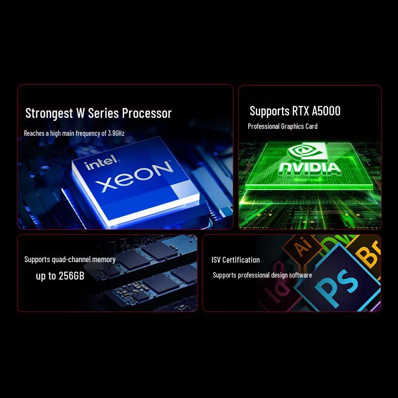Lenovo Графическая рабочая станция P520C для ИИ и дизайна (Китайская версия)