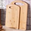 Разделочная доска из 2 бамбуковых досок для дома и кухни, деревянный набор