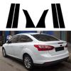 Для Ford Focus седан/хэтчбек 2012-2019 автомобильные стойки стойки двери, окна, обшивка, наклейки, аксессуары для стайлинга, внешние детали, автомобильная наклейка
