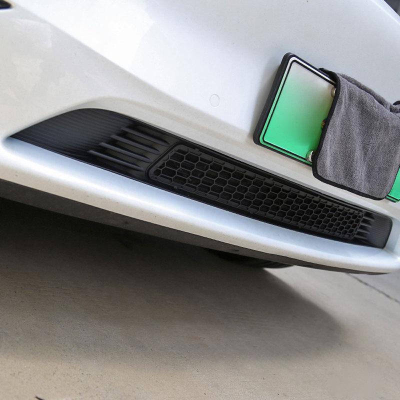 Car Racing Grills Heat Radiation Integrated Anti-insect Mesh Removable Buckle Installation for Tesla Model 3 Y 2020-2023