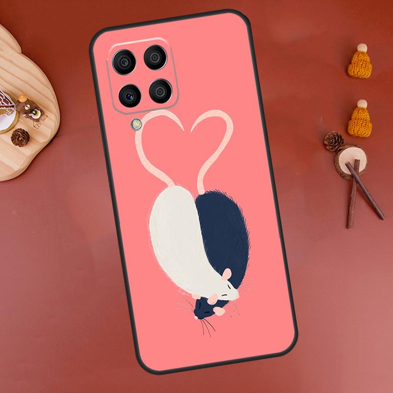 Mouse Rat Case For Samsung Galaxy M32 M12 M52 M21 M31 M15 M55 M56 M36 M16 M06 M13 M33 M53 M14 M34 M54