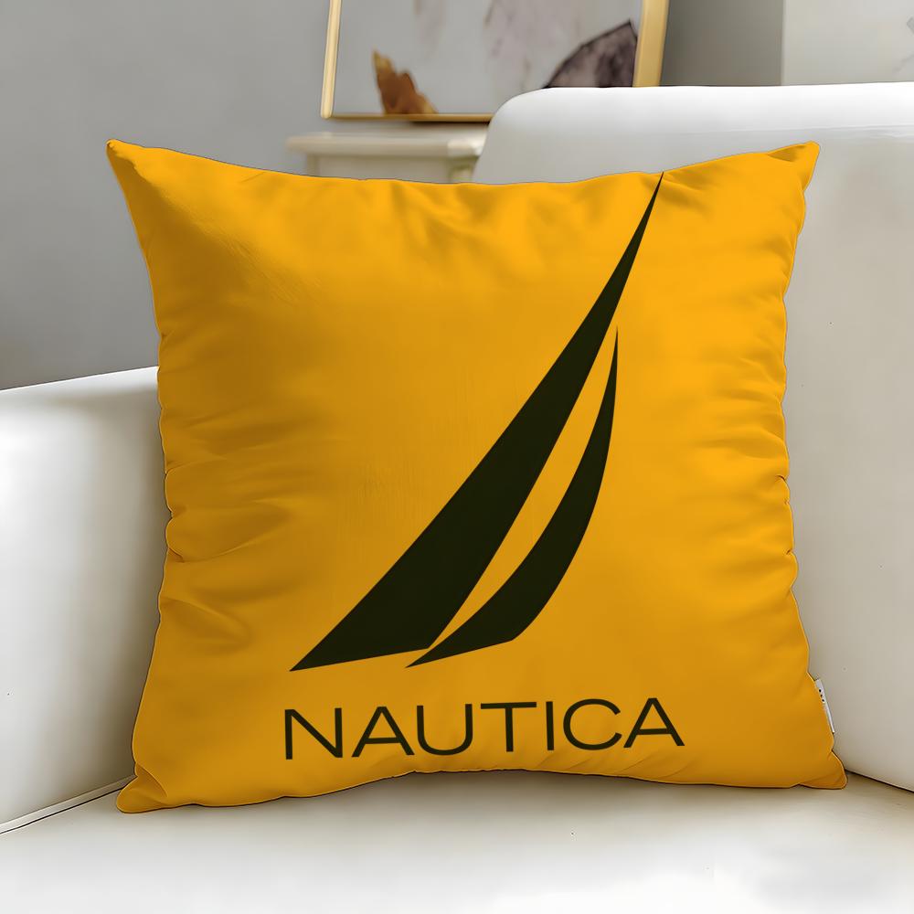Классический модный бренд Nautica Наволочка с наполнителем Мягкая и легко стирающаяся Наволочка – Универсальная для Дивана, Кровати, Путешествий и Офиса