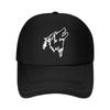 MAKEFGE Унисекс Винтажная Бейсболка с Волком Регулируемая Snapback Легкая Дышащая Водный Дизайн Сетчатая Бейсболка
