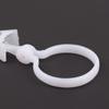 10Pcs Plastic Curtain Buckle Clip White Curtain Tie Buckles Home Supplies
