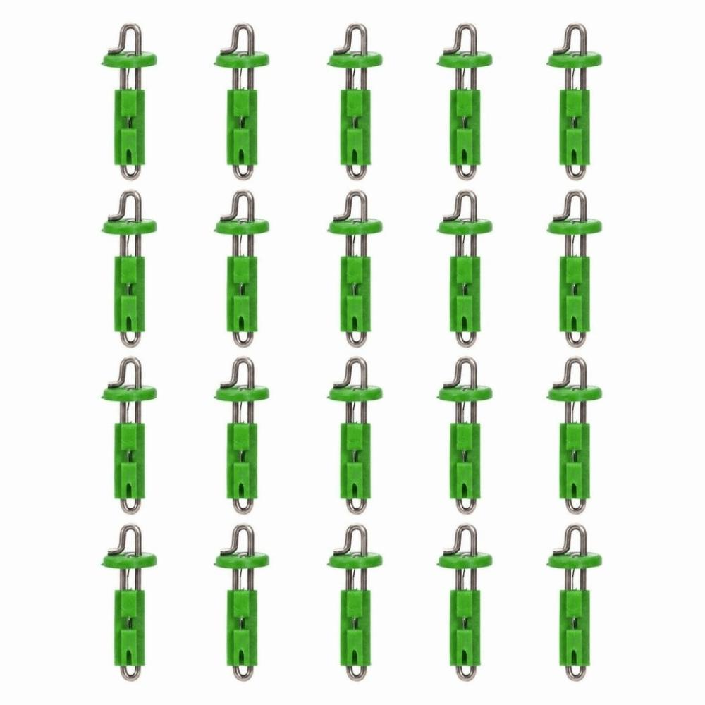 20PCS 40*8mm Fishing Hook Release Clips Stainless Steel Fishing Hook Remover Outdoor Fishing