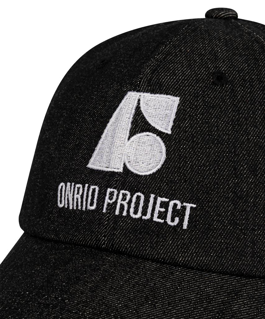 ONRIDPROJECT Джинсовая кепка с символом - Черная