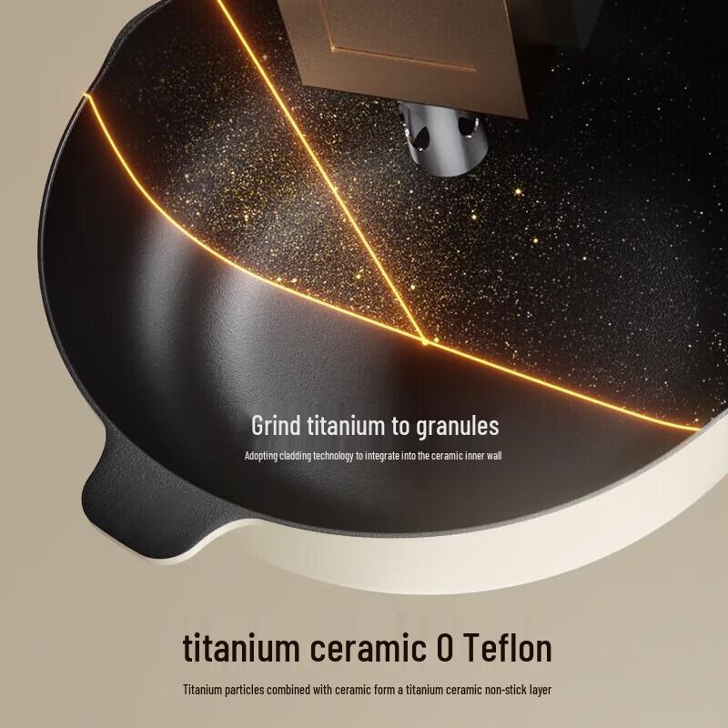 Joyoung Антипригарный вок с покрытием Teflon Titanium