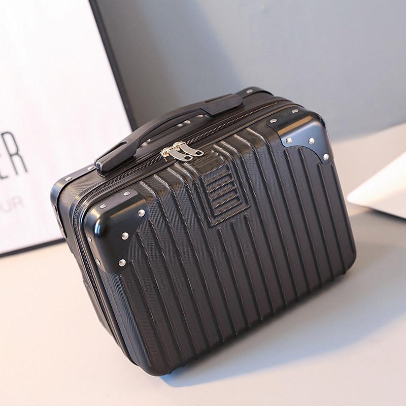 14 Inch Mini Travel Cosmetic Case Suitcase Makeup Storage Box Large Capacity