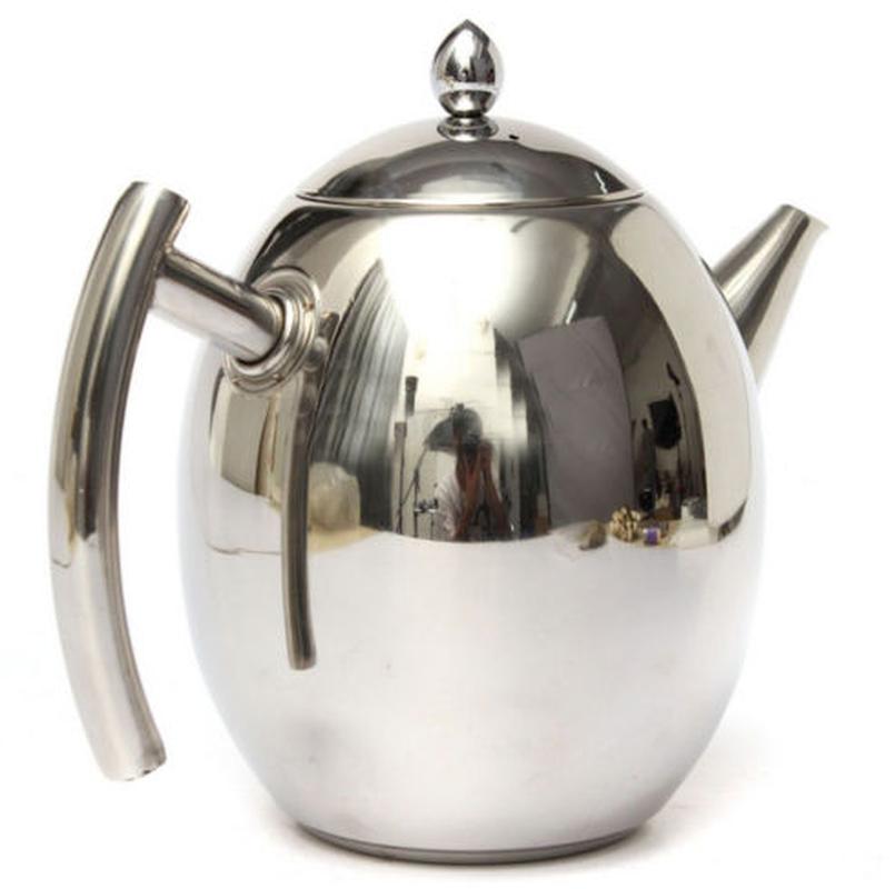 Stainless Steel Kettle with Filter Hotel Teapot Tea Restaurant