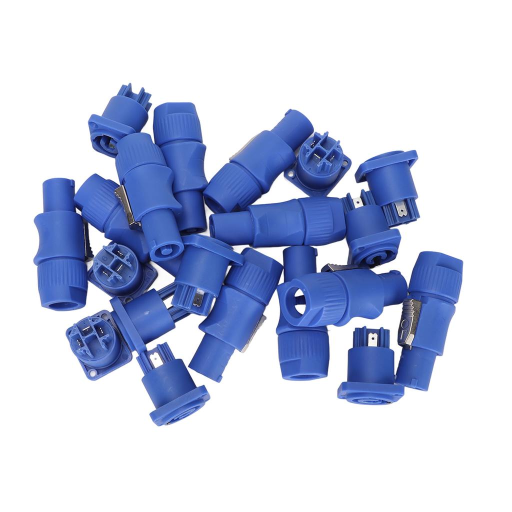 10 комплектов 3-контактного силового разъема Профессиональный штекер силового кабеля для сценического освещения для светодиодного большого экрана, динамика