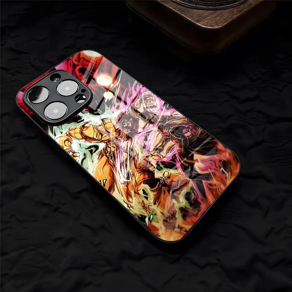 ГОРЯЧИЙ Чехол для телефона Аниме Jogo Для IPhone 17 Pro Max 16 15 14 Pro Max 13 11 X Xs Xr 8 7Plus Стеклянная крышка