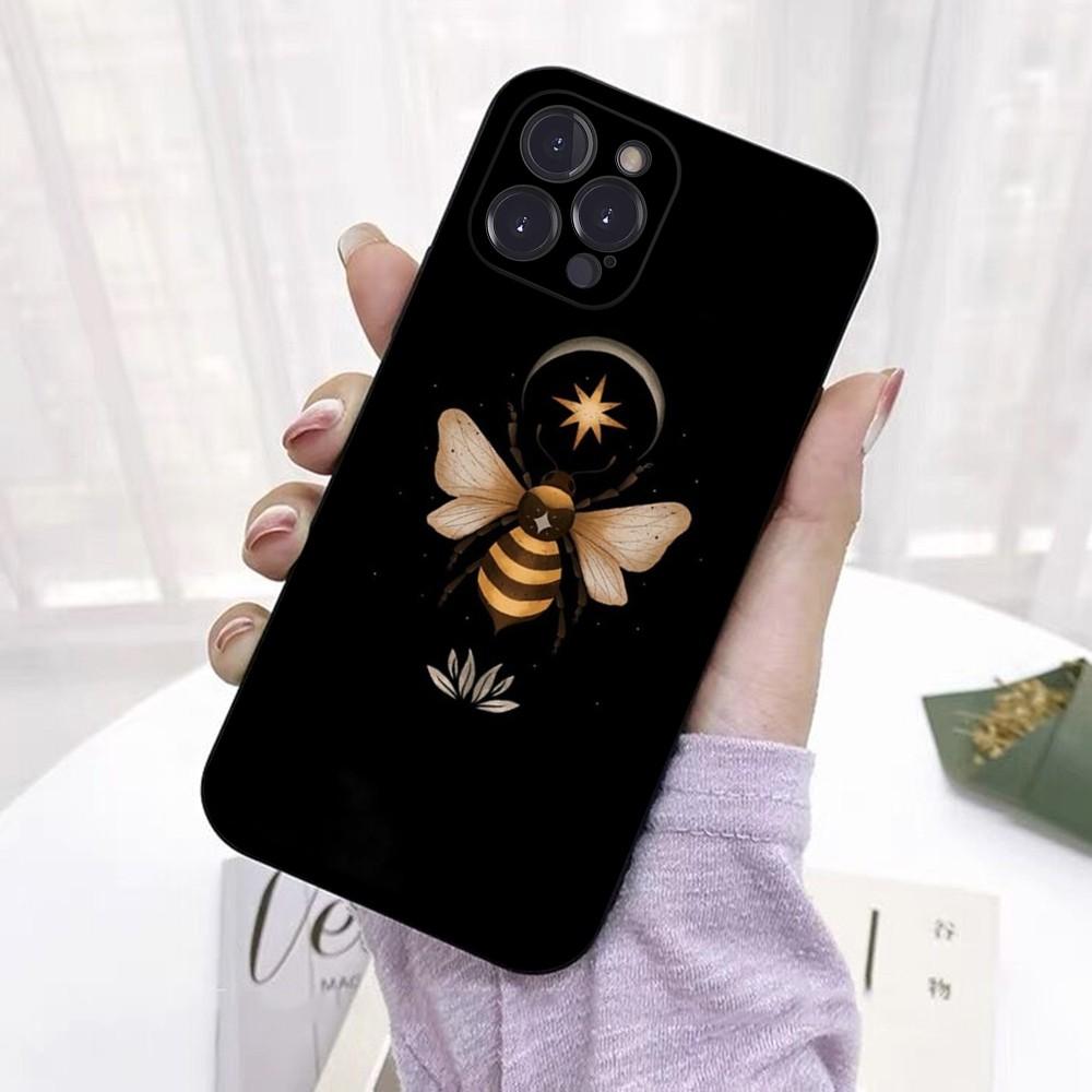 Чехол для телефона с принтом 'Пчелы' для iPhone 15 6 7 8 Plus 11 12 13 14 Pro SE 2020 MAX Mini X XS XR Задняя крышка Funda