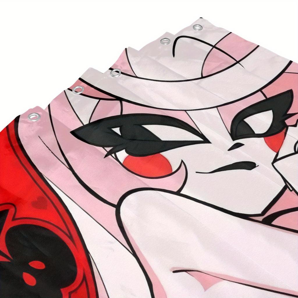 Шторка для душа Charlie с крючками, Забавный подарок на день рождения, Разделитель для ванны, Декор для ванной комнаты, Аксессуары для ванной комнаты 180x180 см