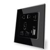 Power Supply 2100Ma Usb Socket International Panel 13A Uk Wall Type C Interface