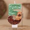 Свеча Капибара Цифра 0-9 Свеча на День Рождения для Торта Украшение для Торта Топпер для Торта Вечеринка в честь Дня Рождения Вечеринка для Будущей Мамы Свечи Декор для Десерта