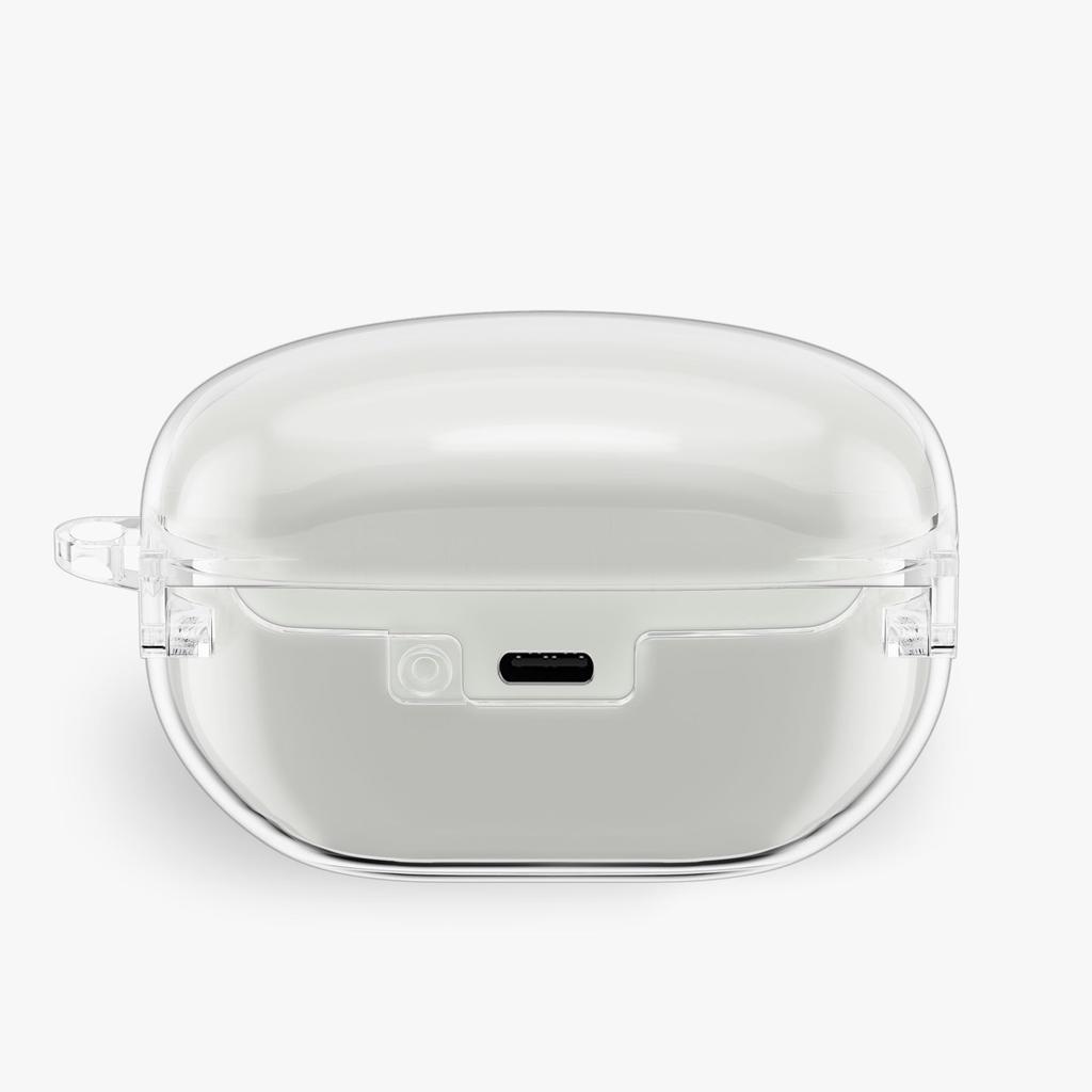 kwmobile Earphone Case Protective Cover Compatible with Sony Charging Compatible Transparent WF-1000XM5 -