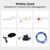 Многоразовые кабельные стяжки Многоцелевые прокладки кабелей Кабельные стяжки Проволочные стяжки Регулируемый крепежный шнур Органайзер Кабельный органайзер для дома и офиса