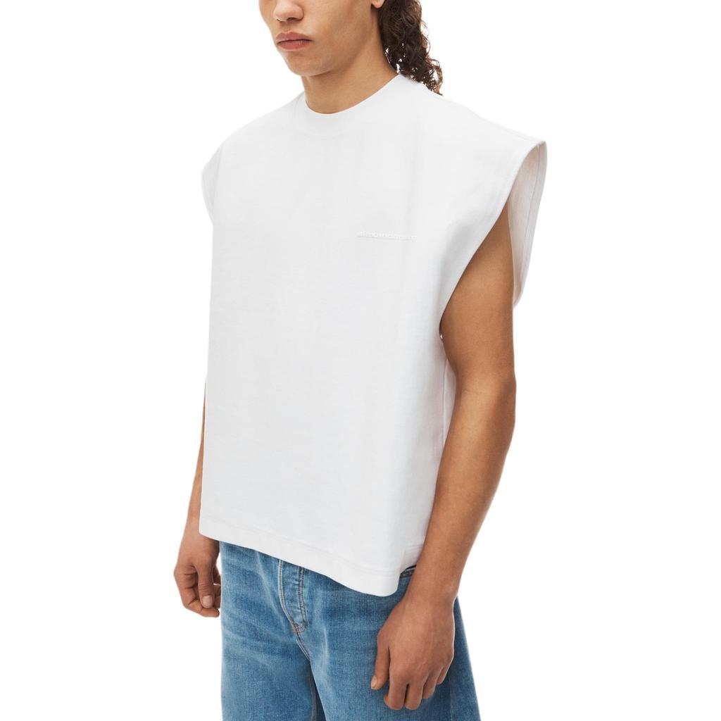 Alexander Wang Logo embossed Cotton Tank Top Men's 6CC3241063100