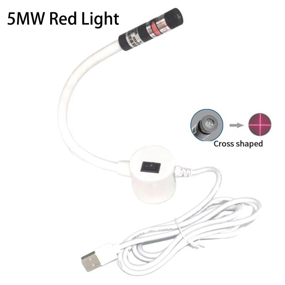 Portable Magnetic Positioning Quilting Light for Sewing Multifunctional Single/cross-line Positioning Lights Work Light USB