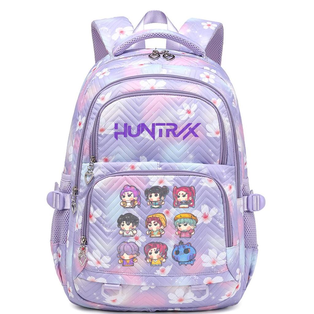 Animation Cartoon Printing Korean Version Trend Lightweight Backpack Women'S Large-Capacity Primary And Secondary School Student Schoolbag
