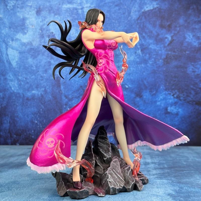 One Piece Боа Хэнкок Ручная работа Настольное украшение Модель Статуэтка - Фэнтезийная Фигурка Коллекционная Игрушка для Мальчиков Подарок на День Рождения