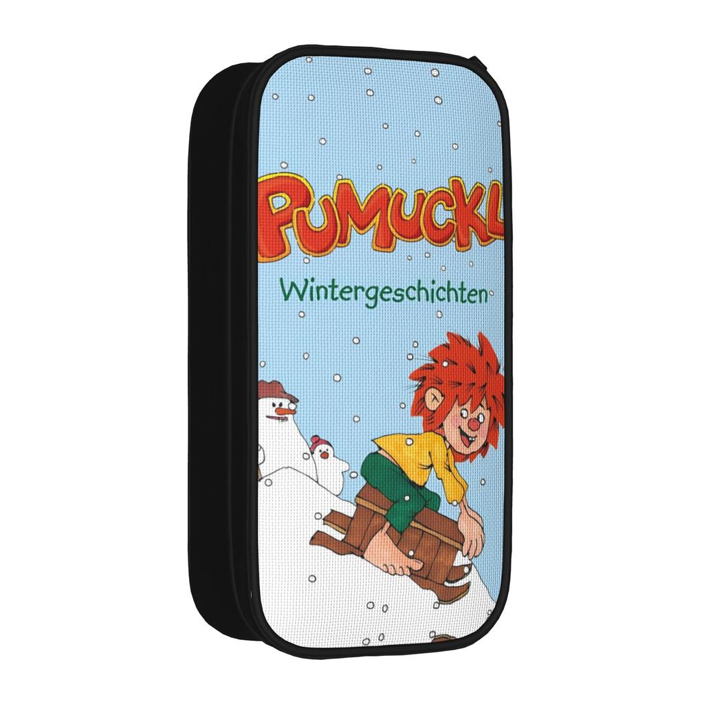 Pumuckl Cute Elf Fairy Pencil Case Anime Cartoon Pencilcases Pen Box for Student Large Storage Bags School Cosmetic Stationery