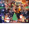 New Christmas Cartoon Wall Sticker, Shopping Mall Shop Window Glass Wall Decoration Painting Sticker