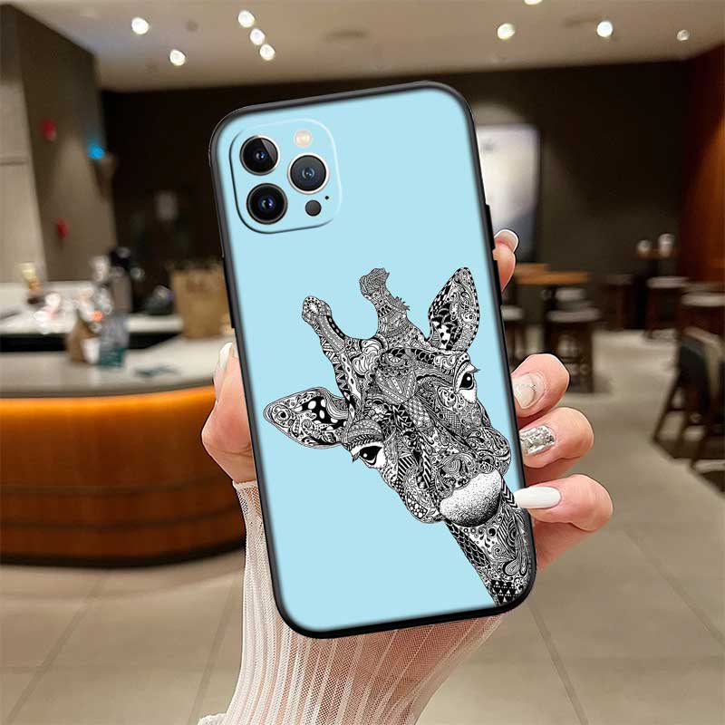 NH6 animal zebra giraffe Phone Case for OPPO A40 A60 A80 A15 A16 A16K A12 A17 A17K A54 A54S A53 A53S A55 A56 A57 A98 F23