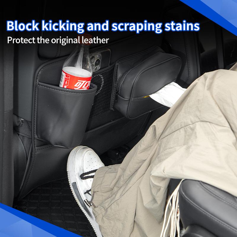 Защитная накладка на спинку заднего сиденья с сумкой для хранения для BYD Leopard 8 Denza B8 2025+ Защита спинки сиденья Сумка для хранения Аксессуары для интерьера автомобиля