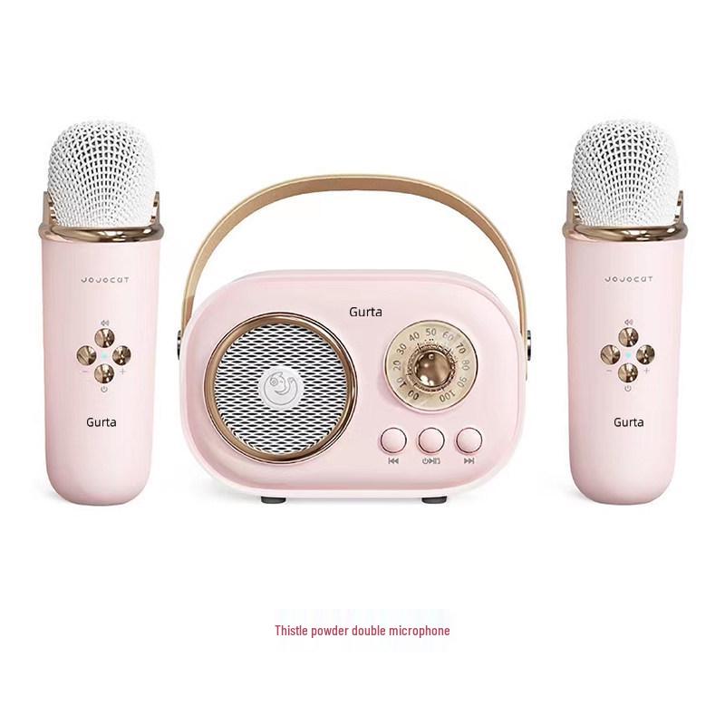 Bluetooth-микрофон и динамик C20Plus для детского караоке дома
