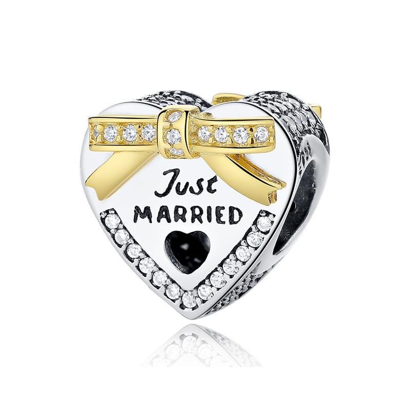 Оригинальные шармы из стерлингового серебра 925 пробы, медные шармы, подвески в виде сердечек любви, бусины, подходят для браслетов, ожерелий, женские, с цирконом, подарок на День святого Валентина