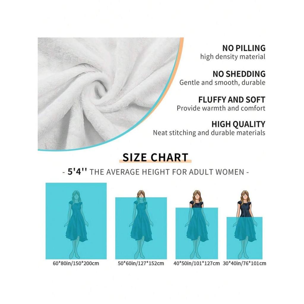 1pc Custom Blanket With Photo Text, Personalized Blanket Custom Throw Blanket, Custom Gift Blanket For Family, Friends