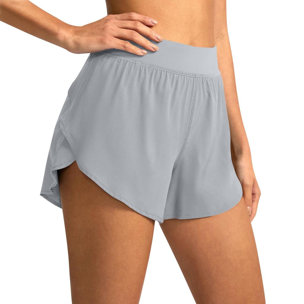 Athletic Shorts For Women Summer High Waist Quick Dry Workout Gym Shorts Loose Fit Layer Running Shorts