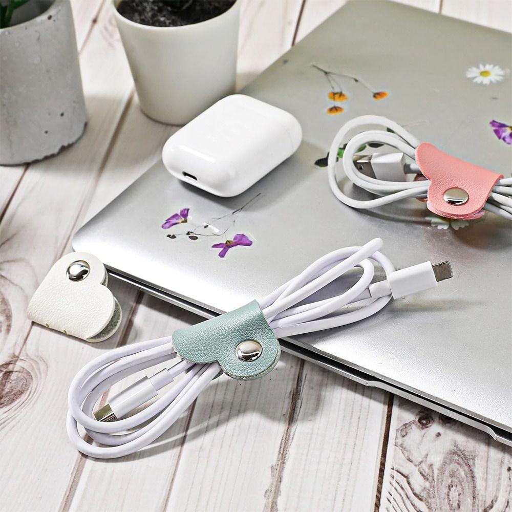 Кожаный органайзер для шнуров, органайзер для шнуров, органайзер для шнуров, настольное хранилище