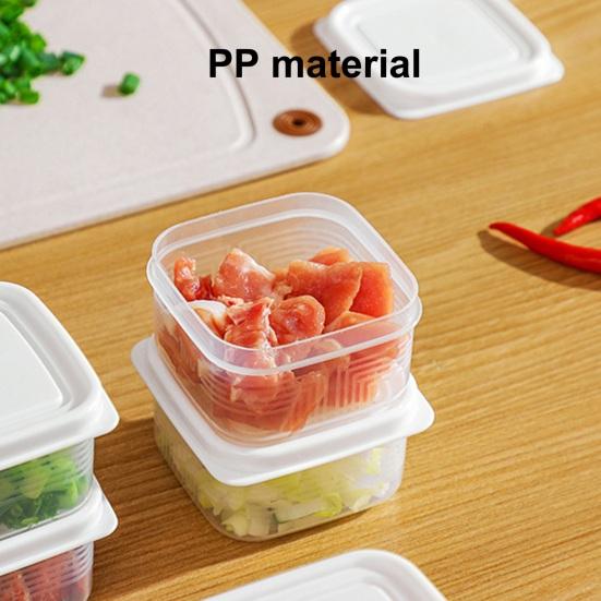 2 шт., ящик для хранения, хорошая герметичность, кухонные инструменты, утолщенный диспенсер для холодильника, ящик для хранения продуктов, прочный материал для хранения, полипропиленовый материал