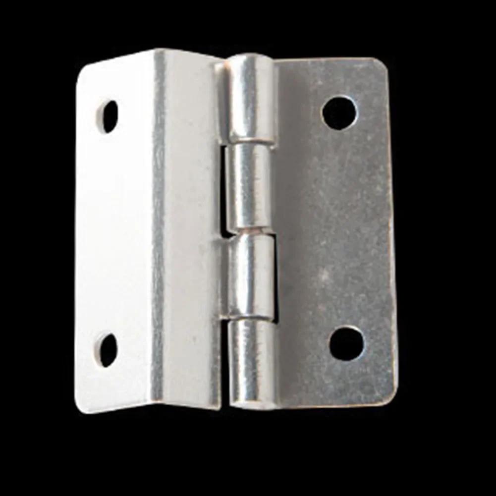 10PCS Wooden Box Hinge Windows Tri-Fold Right Angle 4-Hole Flat Hinge Cabinet Door Hinge Furniture Hardware Accessories