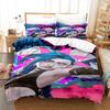 Cartoon Anime Arcane Jinx  Bedding Set Bedding Set Comforter Sets Bed Sheets Set King Size Bedding Set Quilt Set Bed Linen