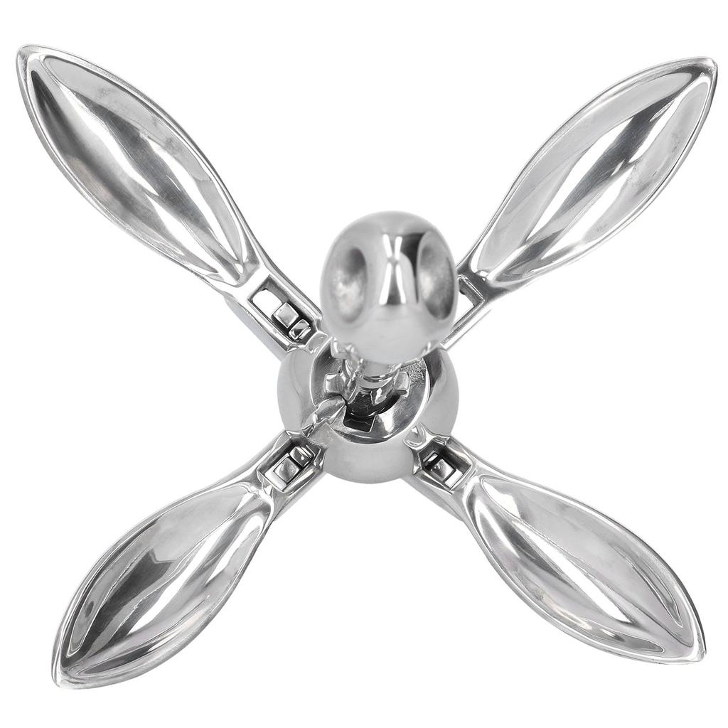 Складной якорь-кошка 3,3 фунта, фурнитура из нержавеющей стали 316 для морской лодки, яхты, шлюпки