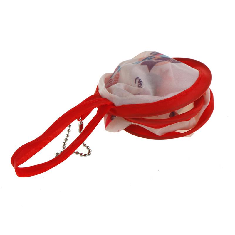 1Pc Portable Round Japanese Style Folding Fans Hand Fan