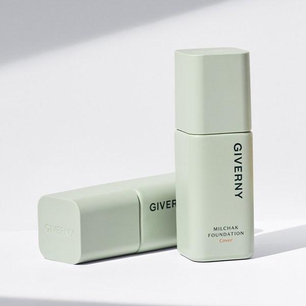 Giverni тональный крем с закрытым покрытием 30 мл, корейская косметика