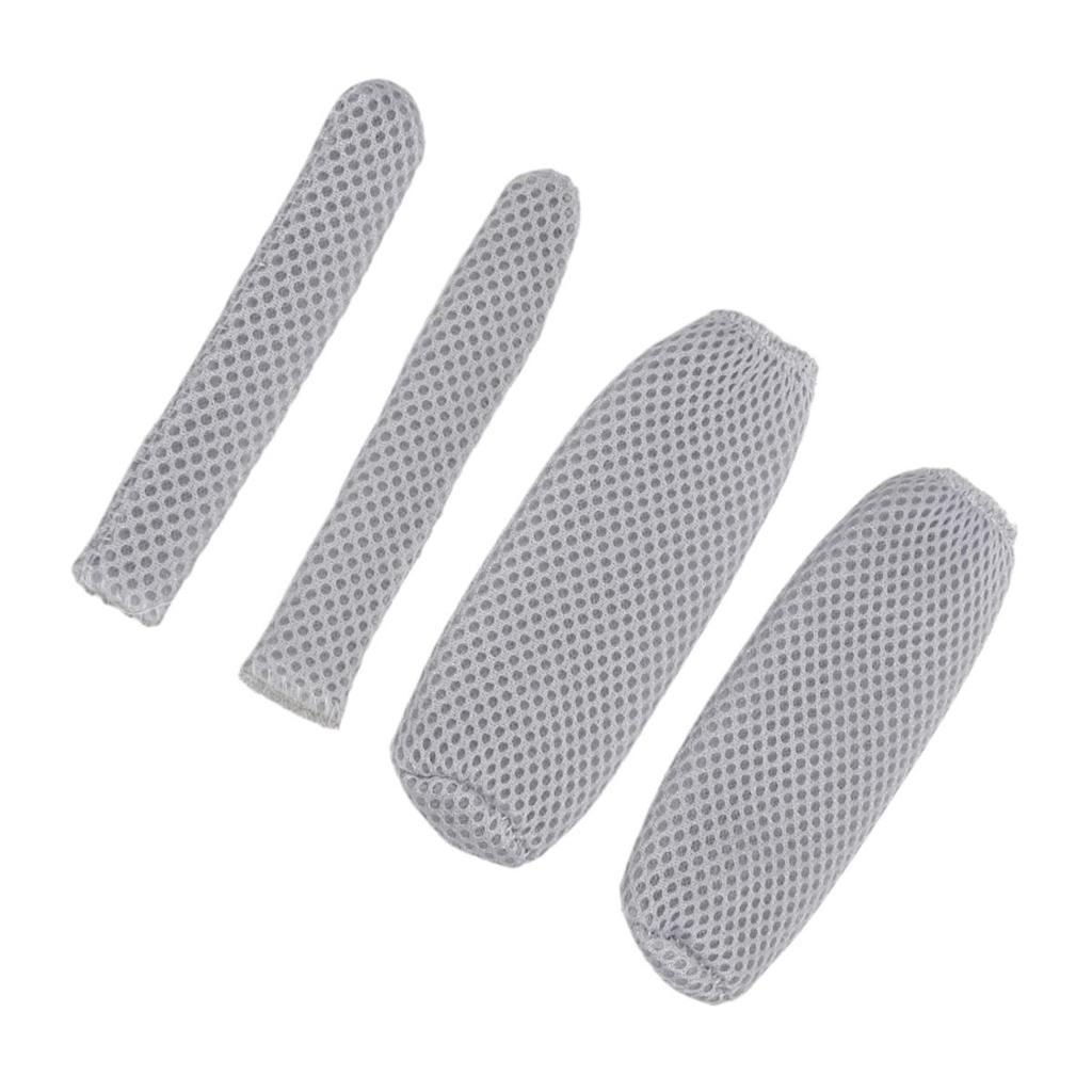 4Pcs/set Motorcycle Handlebar Grip Universal Handle Bar Cover Brake Clutch Lever Summer Ice Silk Breathable Mesh Grips Cover