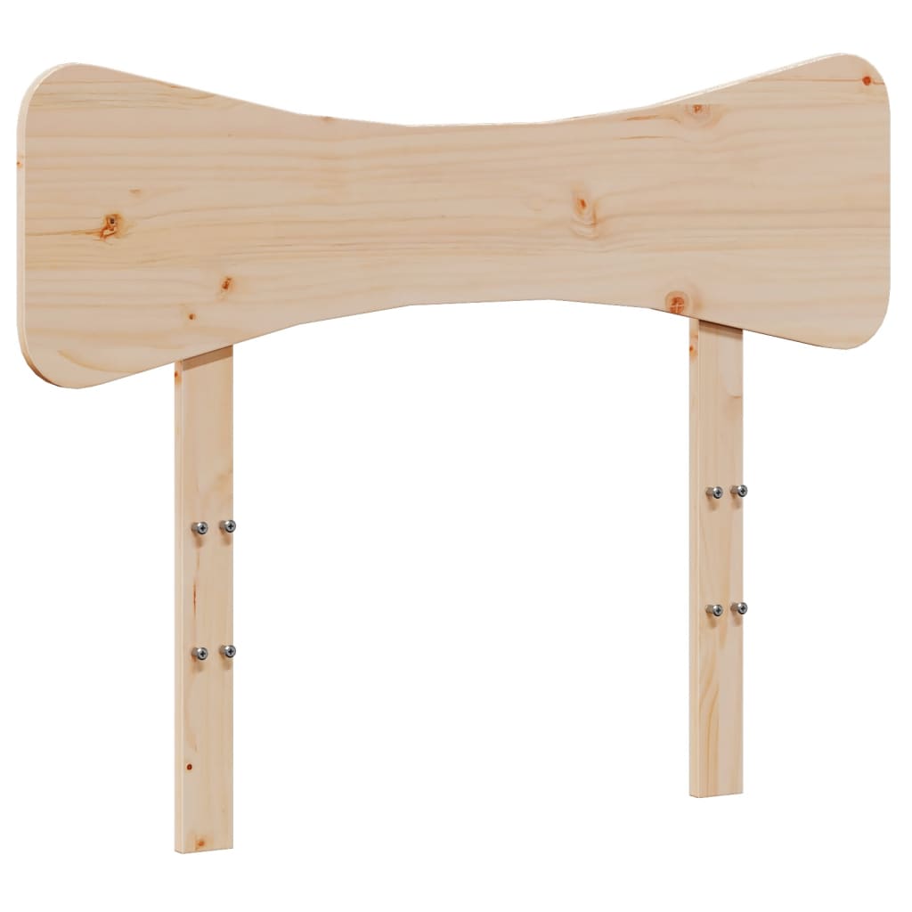 Solid Wood Bed without Mattress 75 x 190 cm Pine Wood