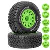 1/10 1/8 RC Short Course Truck Tires OD 113mm And Wheels 12mm 14mm 17mm Hex for 1:8 1:10 Scale Off Road Truck Car Traxxas Slash